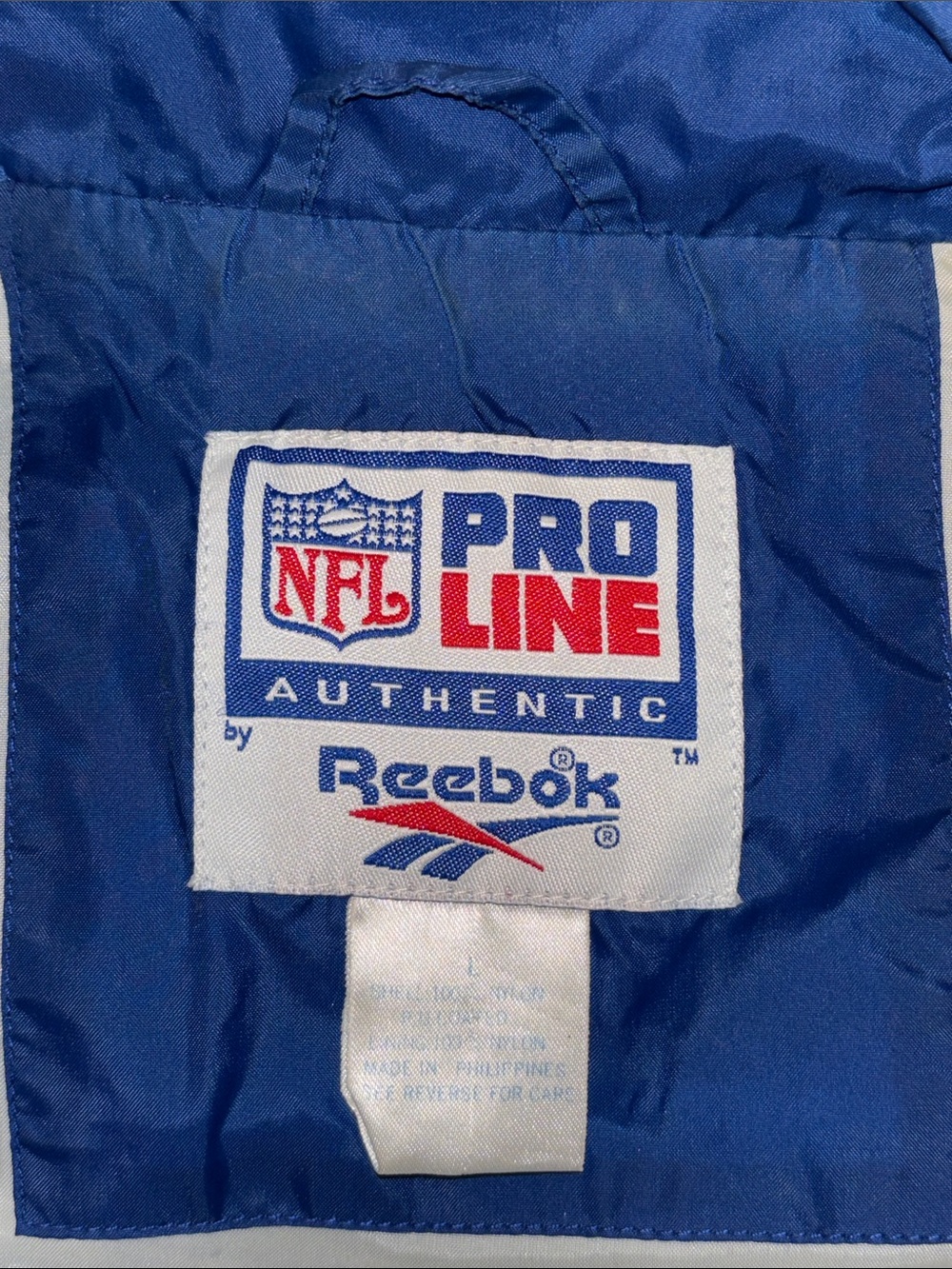Seattle Seahawks Reebok Blue, Green & White Seahawks Zip Windbreaker Jacket - Picture 2 of 8